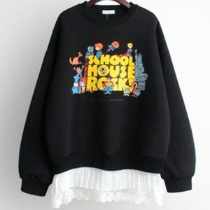 Two false hoodies for ladies and velvet